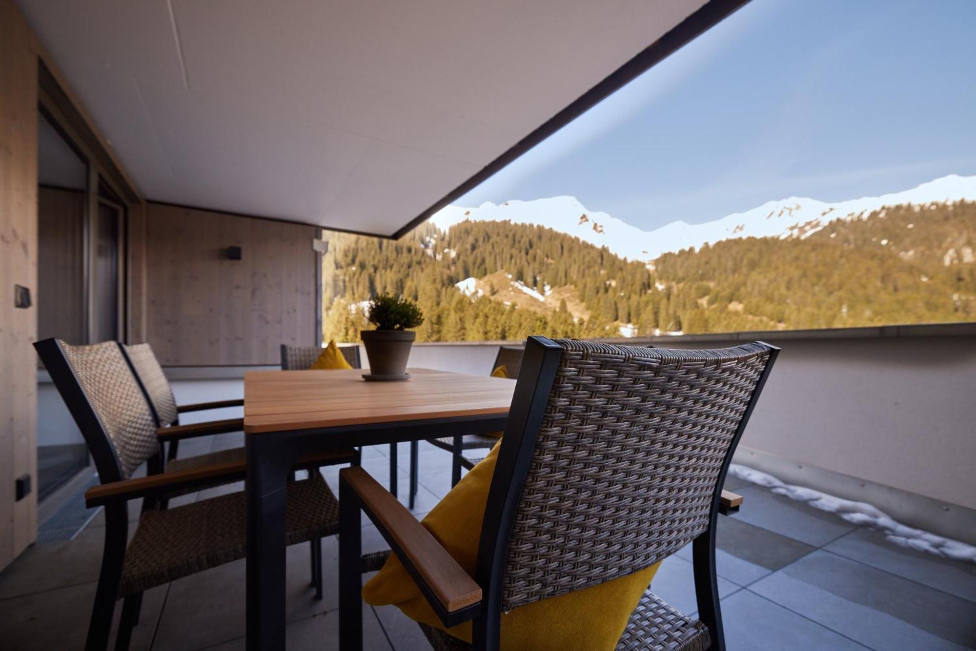 Belvedere - Alpin-Resort Montafon Haus 3 By Pferd Auf Wolke Gargellen Buitenkant foto